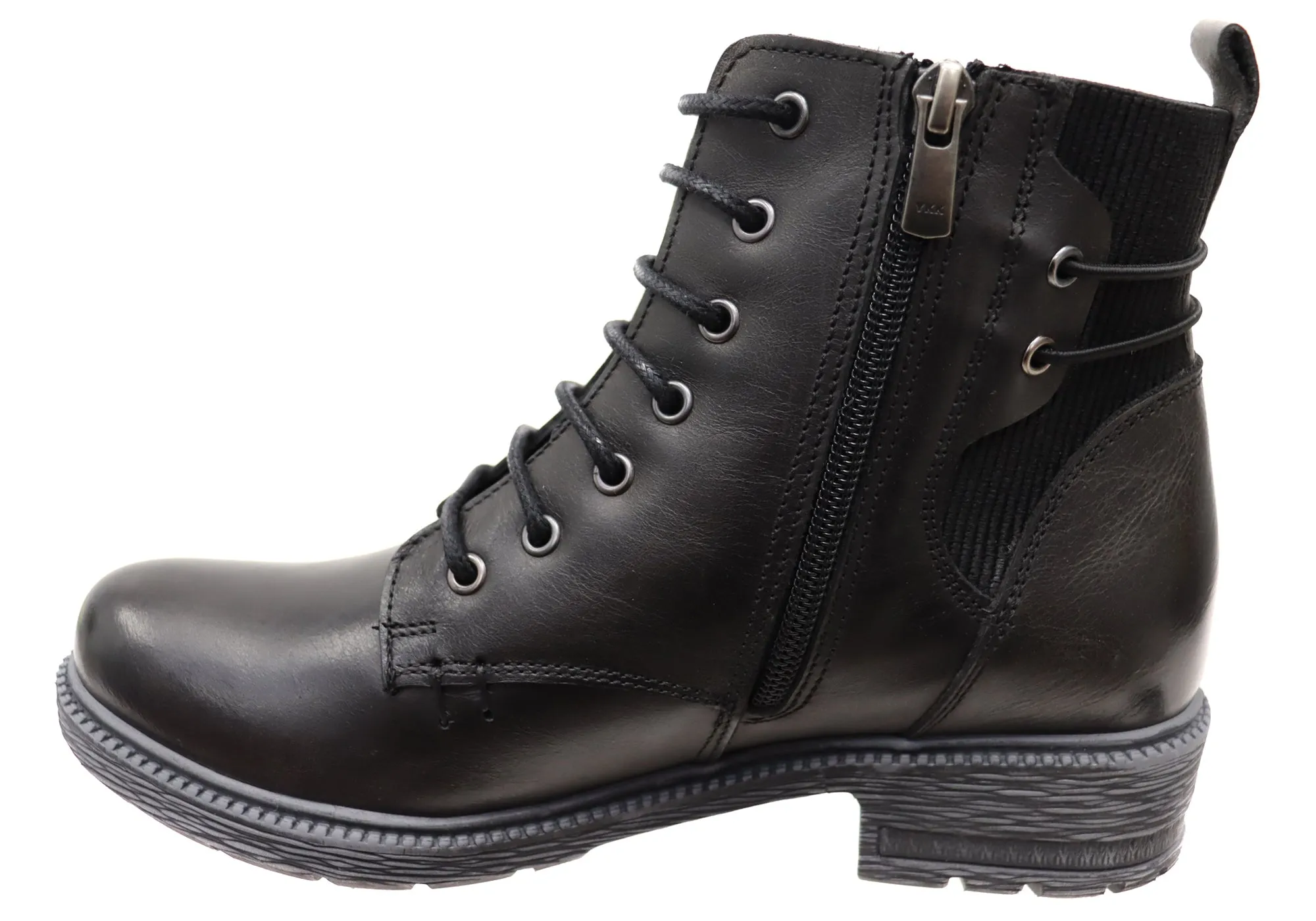 Orizonte Jaquel Damen Europäische Bequeme Leder Knöchelstiefel Orizonte Schuhe