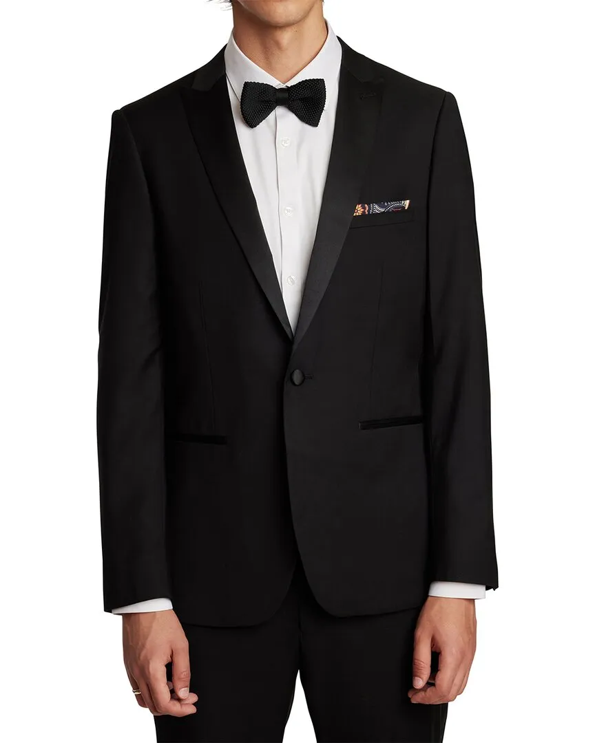 Paisley & Grauer Grosvenor Peak Slim Fit Smokingjacke