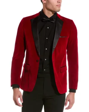 Paisley & Grauer Osborne Slim Fit Samtjacke