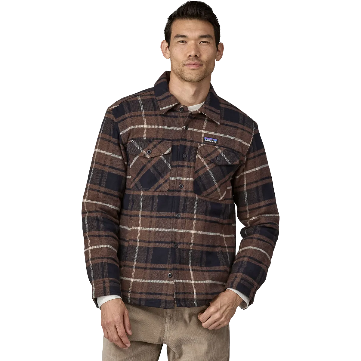 Patagonia Herren Isolierte Midweight Fjord Flanellhemd