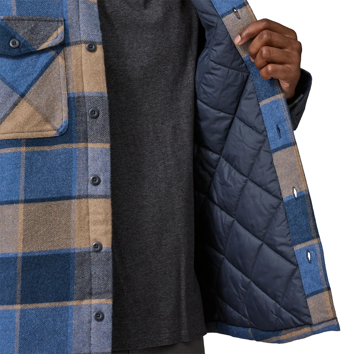 Patagonia Herren Isolierte Midweight Fjord Flanellhemd