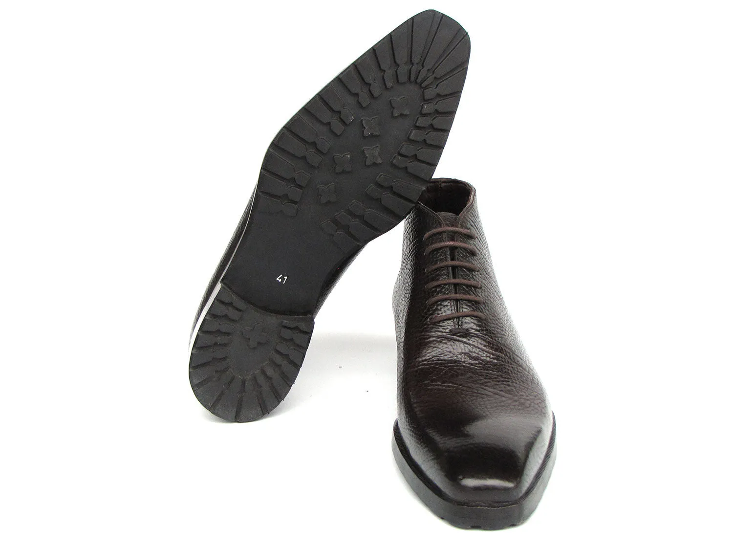 Paul Parkman Schuhe Paul Parkman Herren Braune Floater Leder Knöchelstiefel
