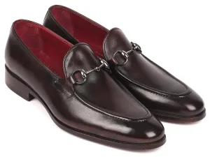 Paul Parkman Schuhe Paul Parkman Herren-Hufeisen-Loafer in Dunkelbraun