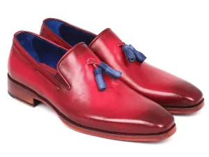 Paul Parkman Schuhe Paul Parkman Herren-Leder-Loafer mit Quaste in Bordeaux