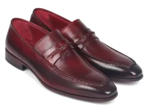 Paul Parkman Schuhe Paul Parkman Herren-Loafer in Bordeaux