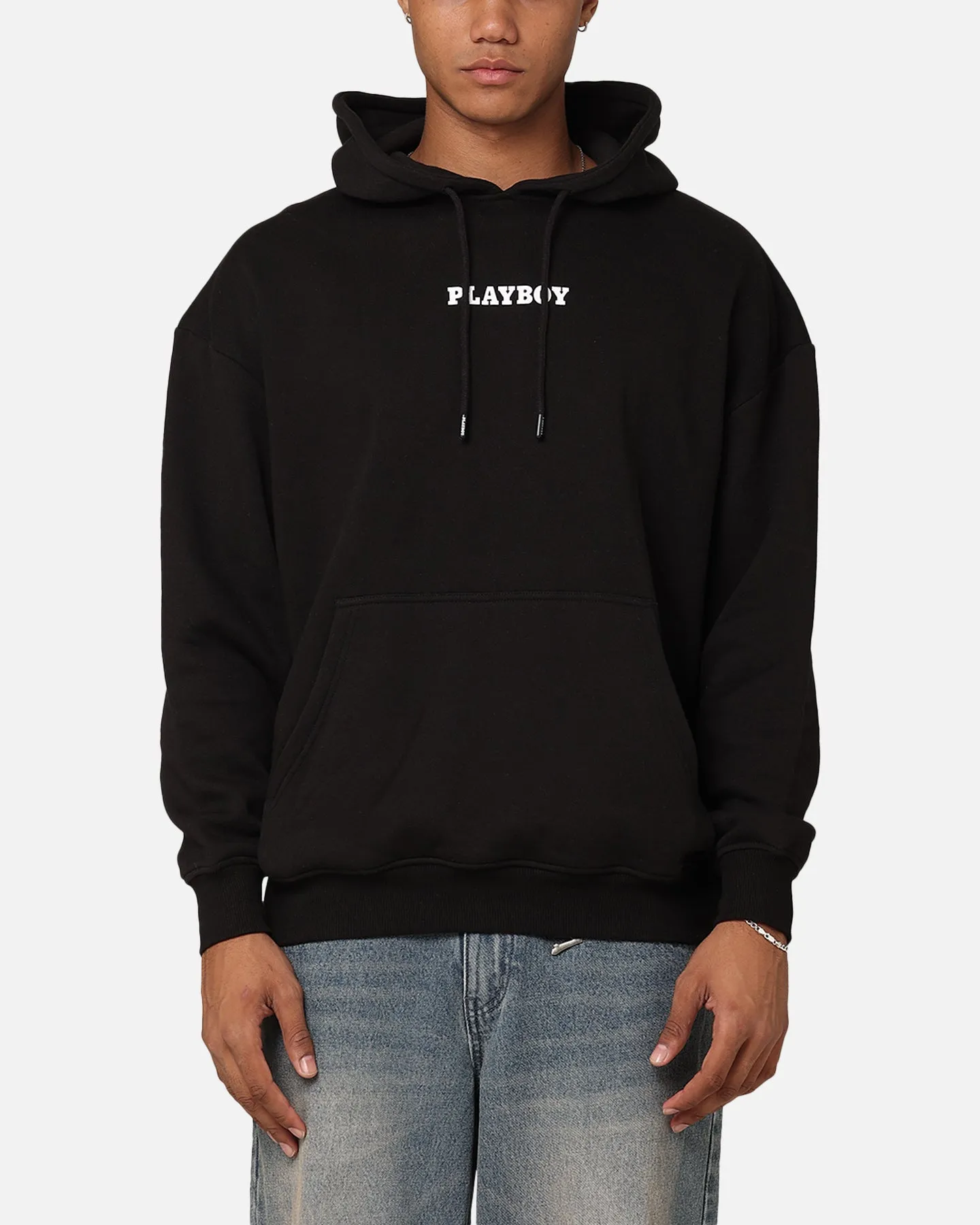 Playboy RHD Quadratisch Kapuzenpullover Schwarz