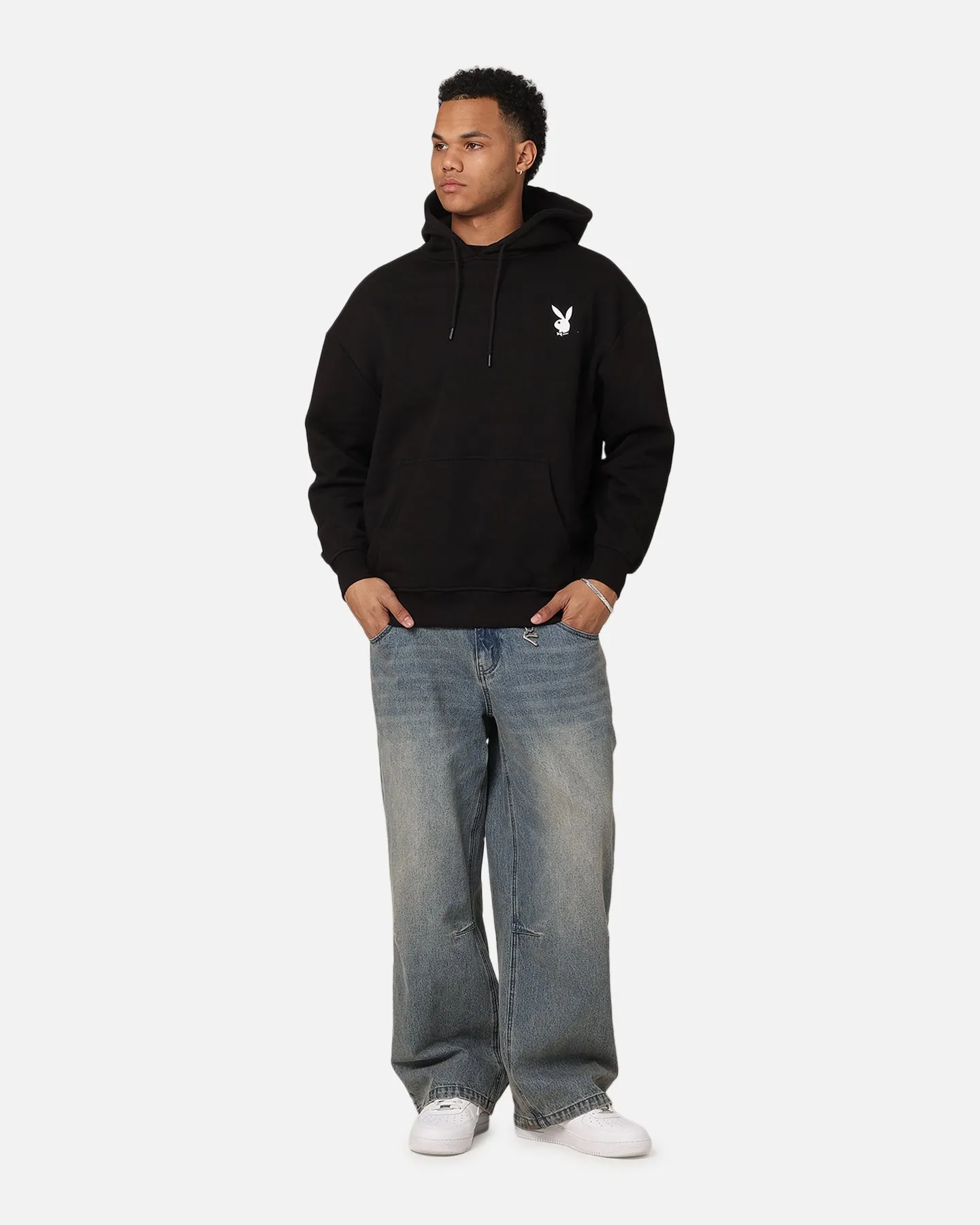 Playboy Solo RHD Icon Hoodie Schwarz