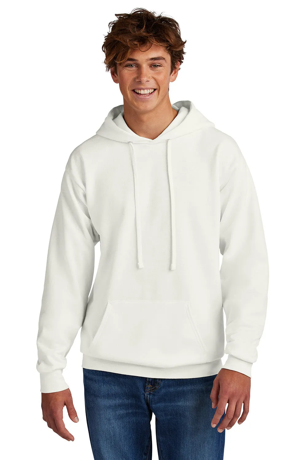 Port & Company Herren Core Fleece PFD Kapuzenpullover Hoodie mit Beuteltasche - Vorbereitet zum Färben