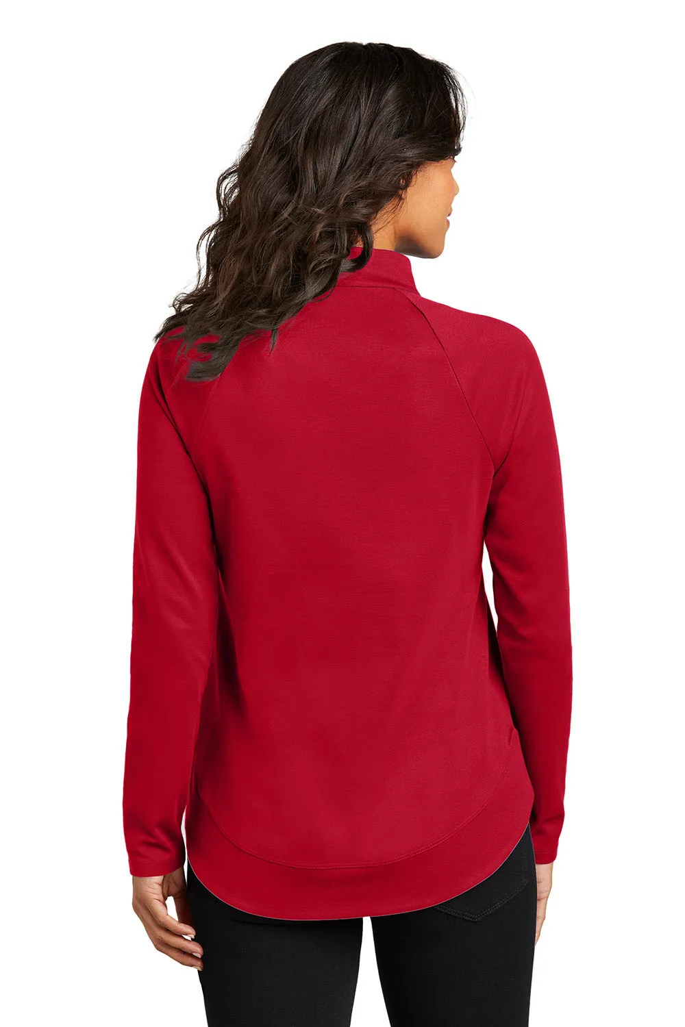 Port Authority Damen C-FREE Cypress Reißfestes 1/4-Zip Sweatshirt - Kräftiges Rot