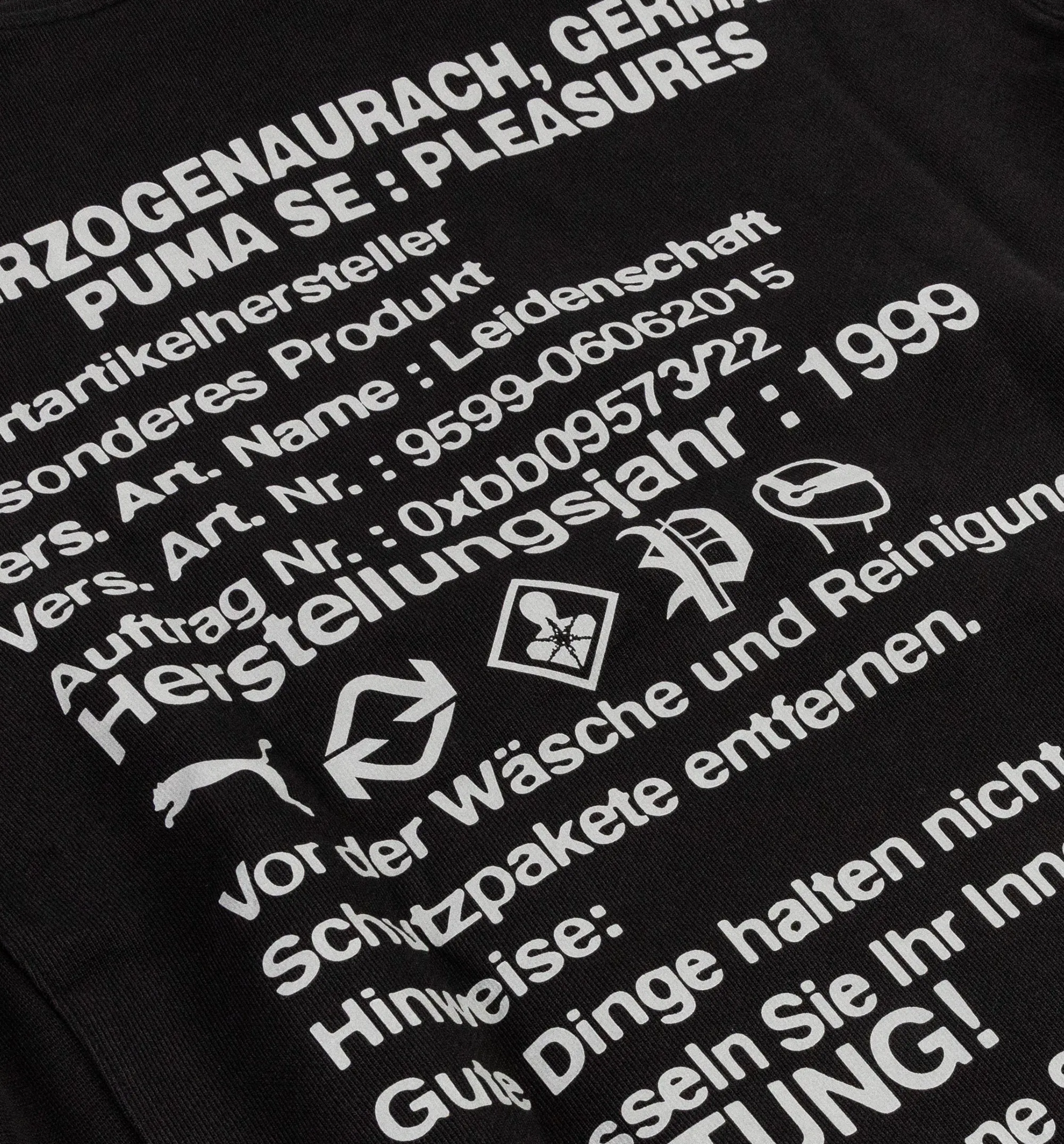 Puma Kleidung Vergnügen Herren Hoodie - Schwarz