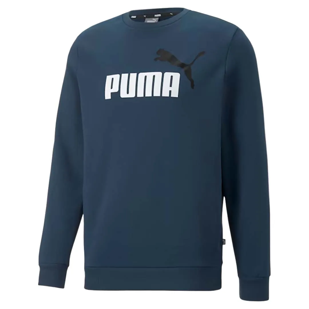Puma - Herren Essentials 2-Farben Big Logo Rundhalspullover (586762 71)