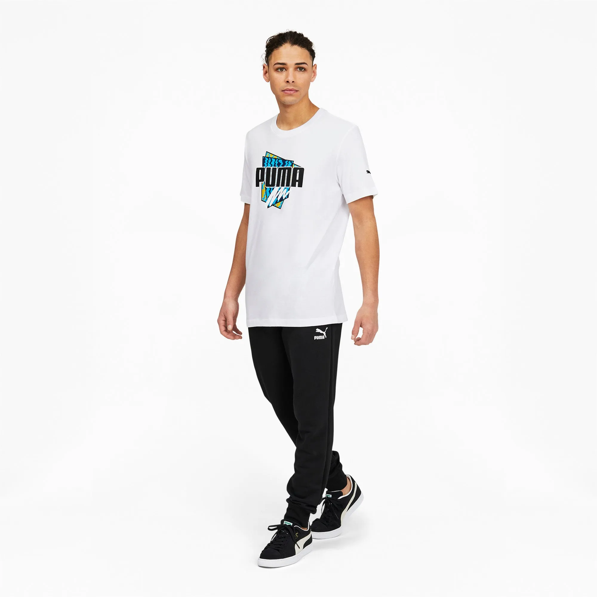 PUMA Herren Sommer Logo Graphic T-Shirt