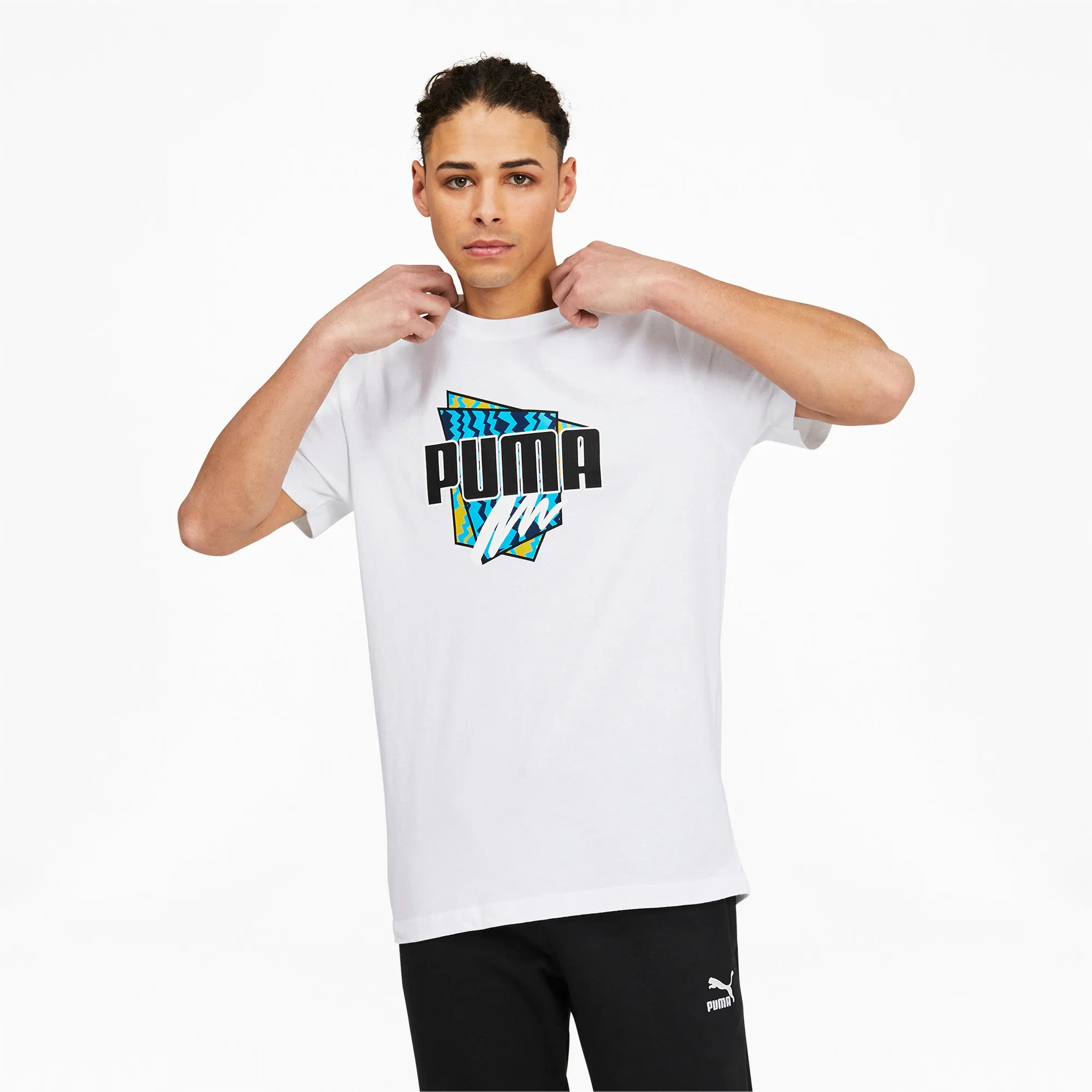 PUMA Herren Sommer Logo Graphic T-Shirt