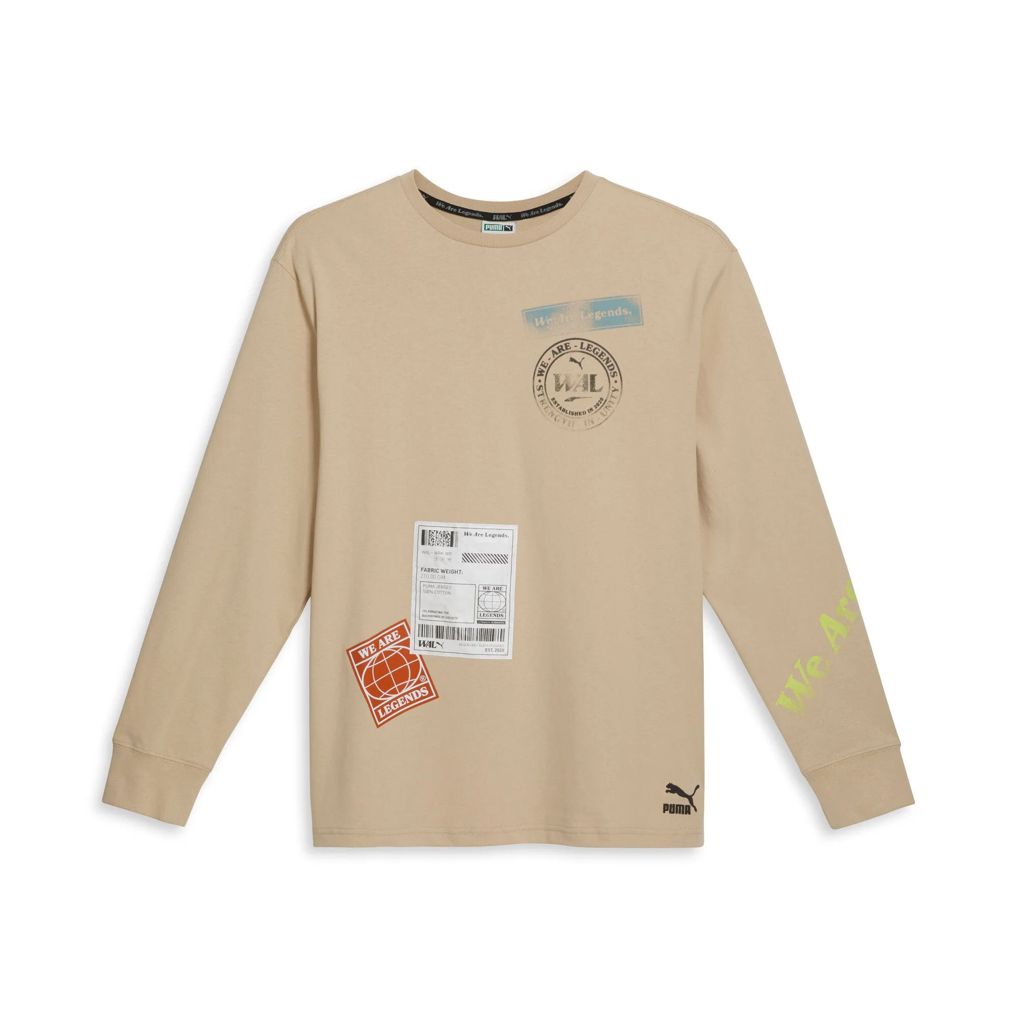 PUMA Herren We Are Legends WRK.WR Langarm-Shirt