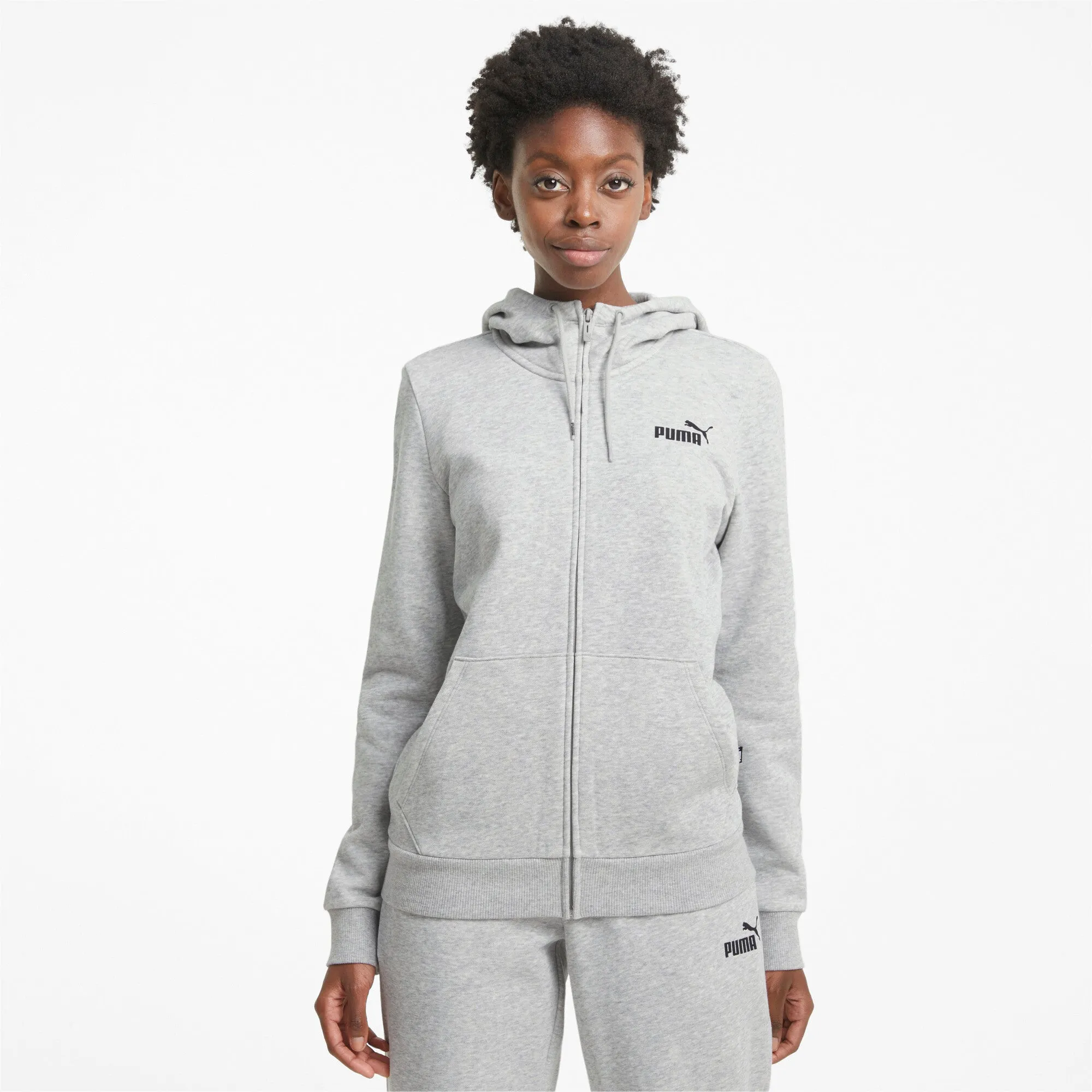 PUMA Damen Essentials Full-Zip Hoodie