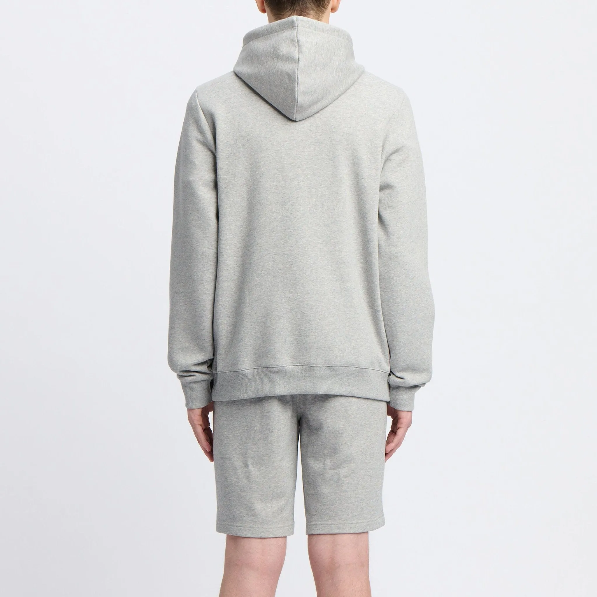 REEBOK HERREN IDENTITY SMALL LOGO GRAU KAPUZENPULLOVER