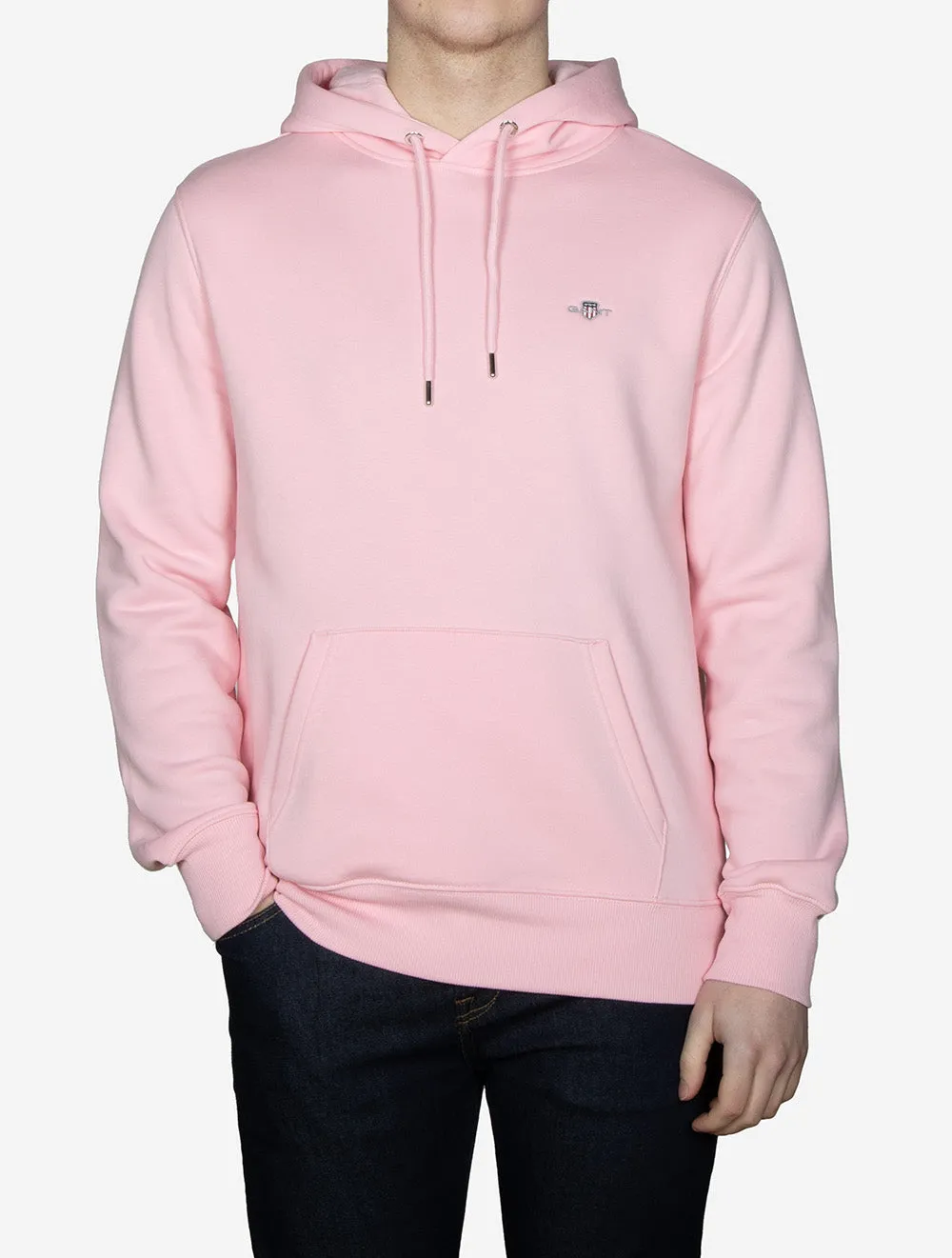 Regular Fit Shield Kapuzenpullover Kalifornien Rosa