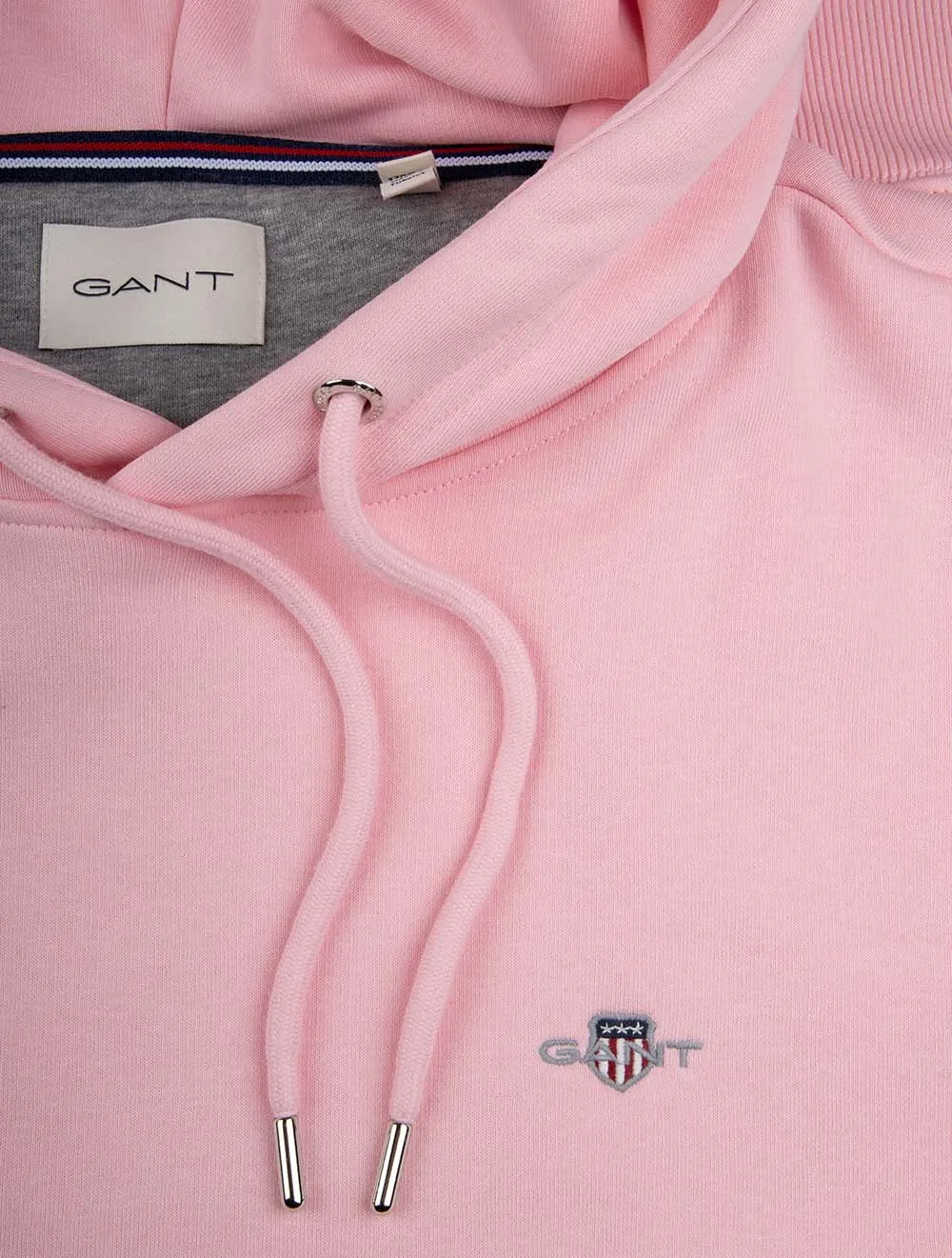 Regular Fit Shield Kapuzenpullover Kalifornien Rosa