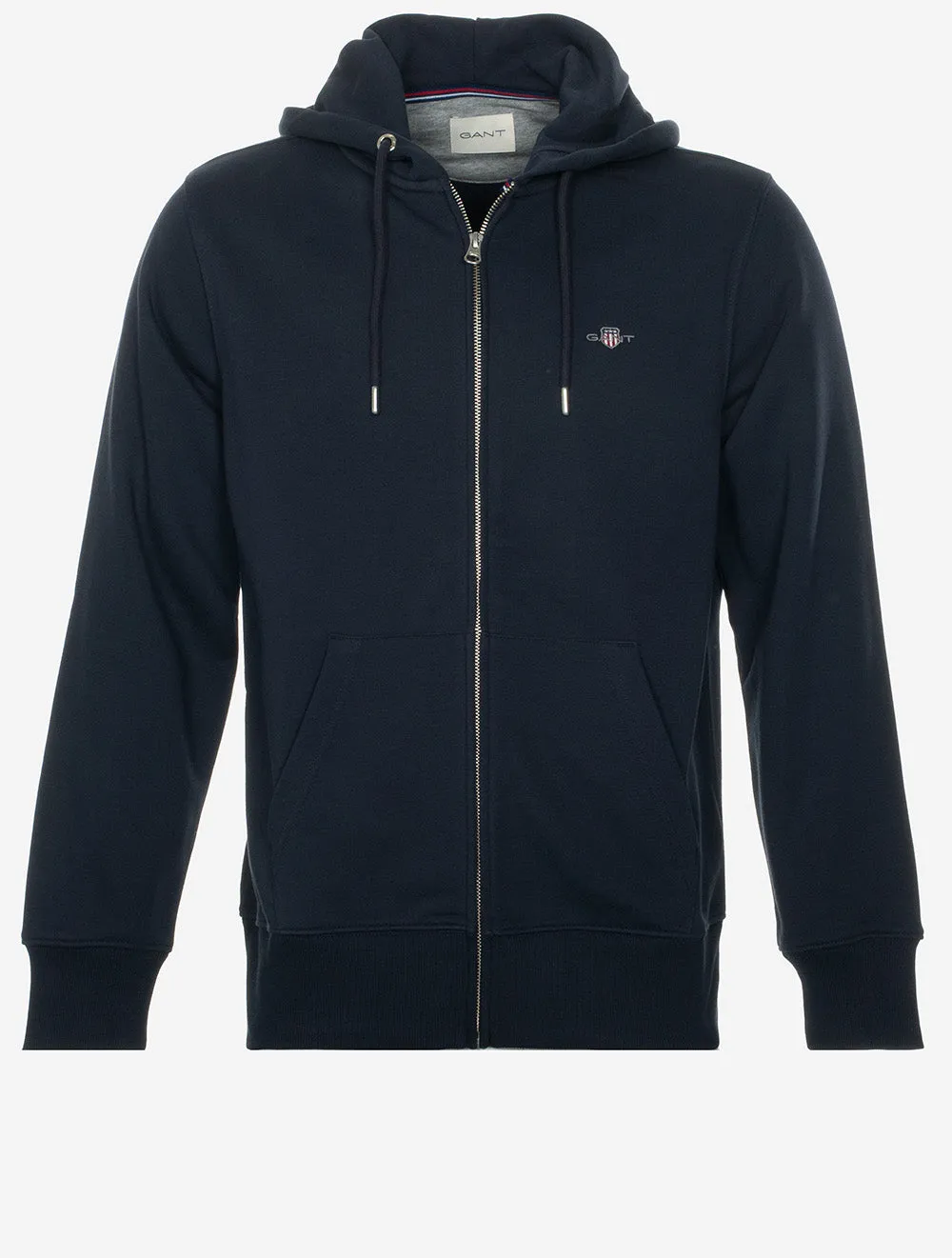 Regular Shield Full-Zip-Hoodie Abendblau