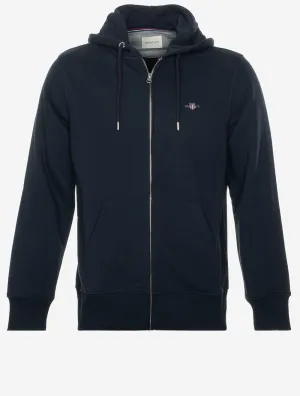 Regular Shield Full-Zip-Hoodie Abendblau