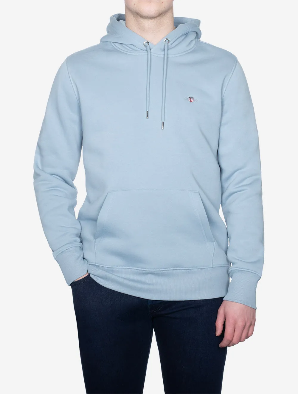Regular Shield Kapuzenpullover Taubenblau