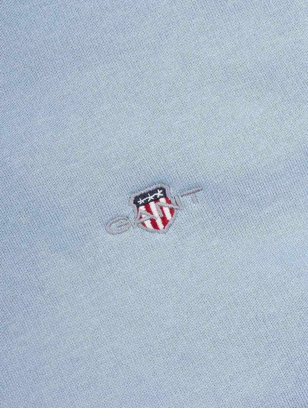 Regular Shield Kapuzenpullover Taubenblau