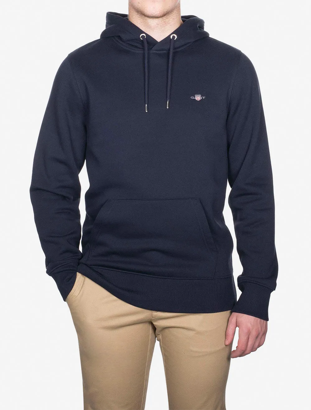 Regular Shield Hoodie Abendblau