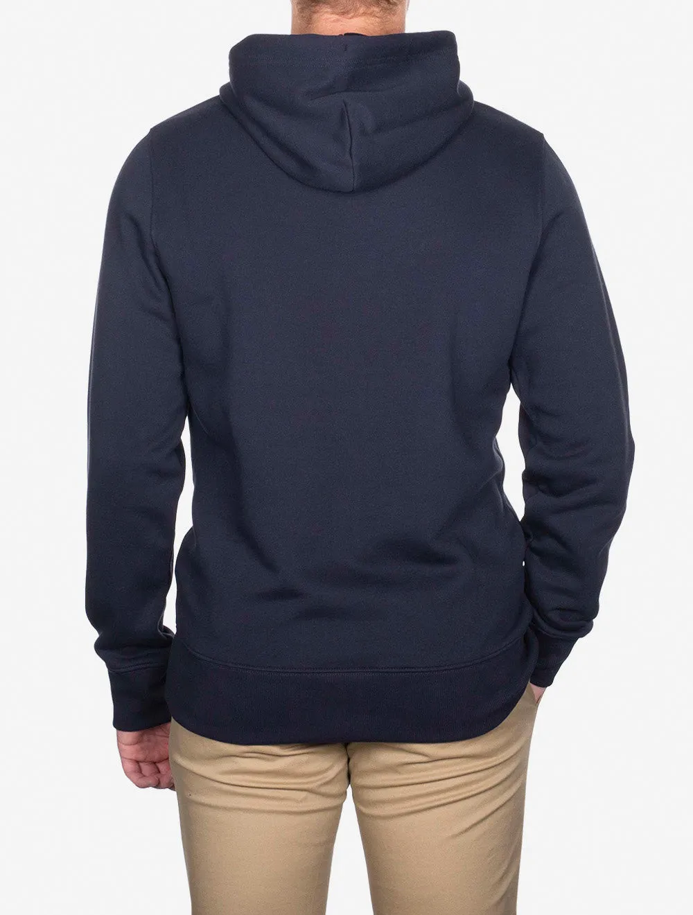 Regular Shield Hoodie Abendblau