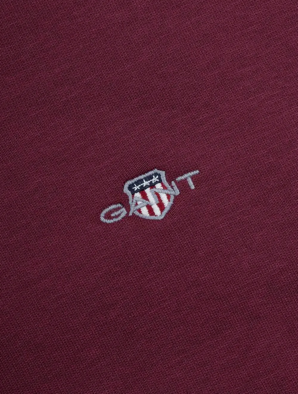Regular Shield Hoodie Weinrot