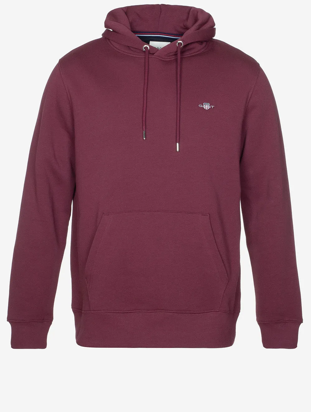 Regular Shield Hoodie Weinrot