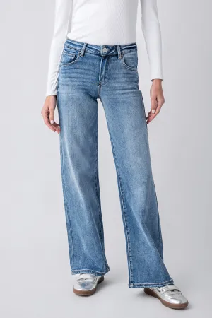 Risen Courtney Midrise Weitbeinjeans