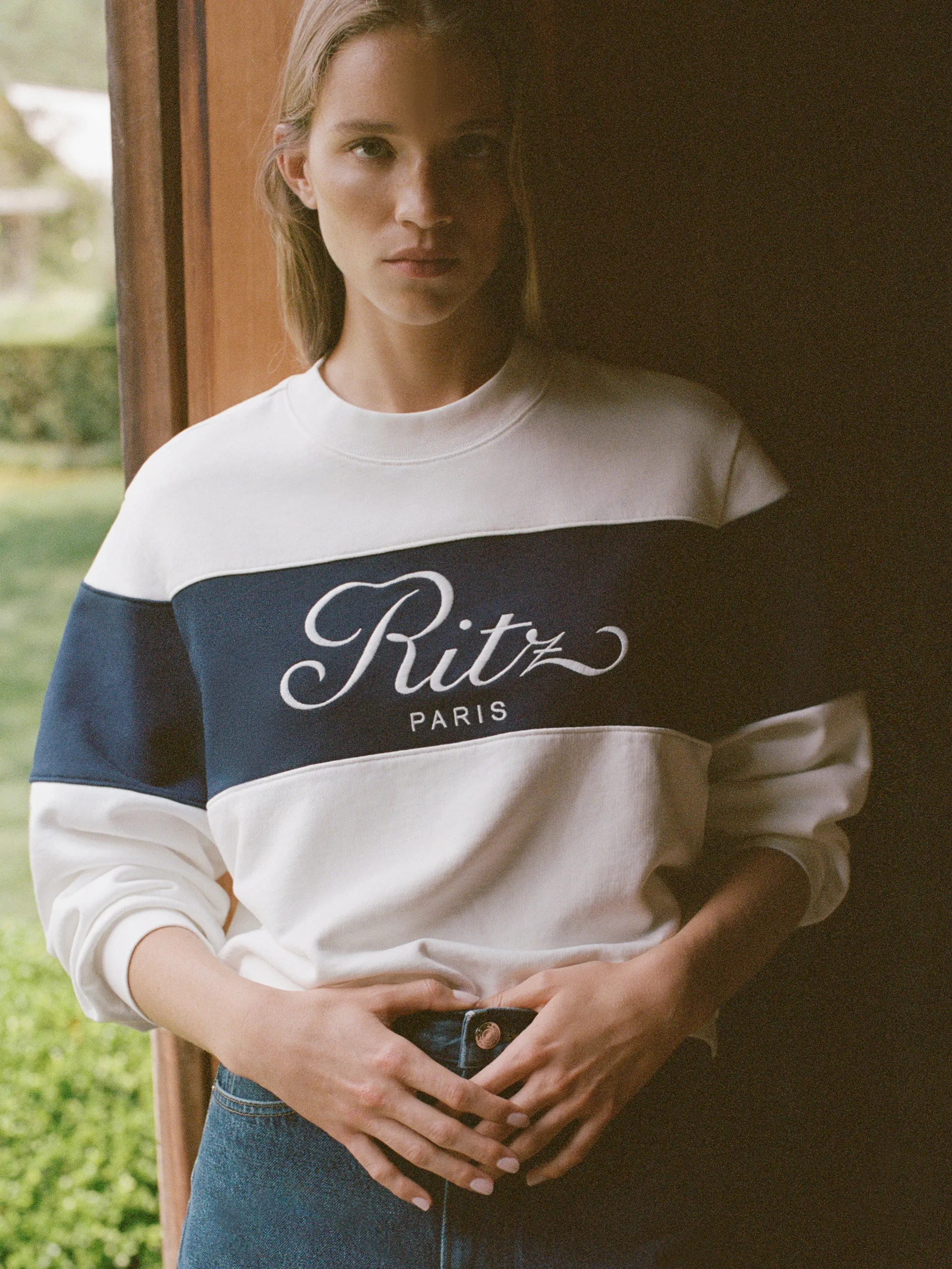 Ritz Unisex Sport-Sweatshirt -- Creme