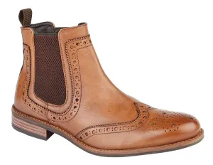 Roamers Lederschuh-Oberteil Brogue Dealer Stiefel Roamers Schuhe