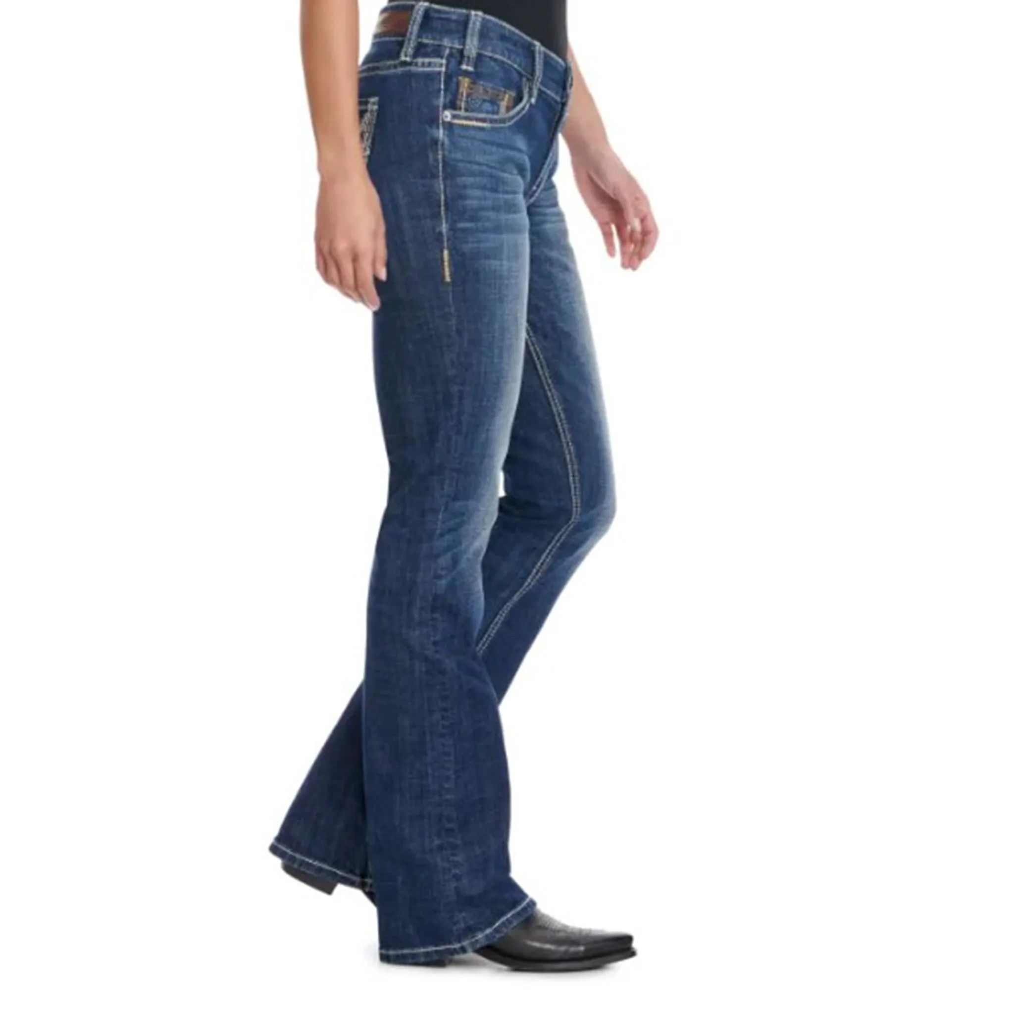 Rock & Roll Damen Med Wash Reitjeans