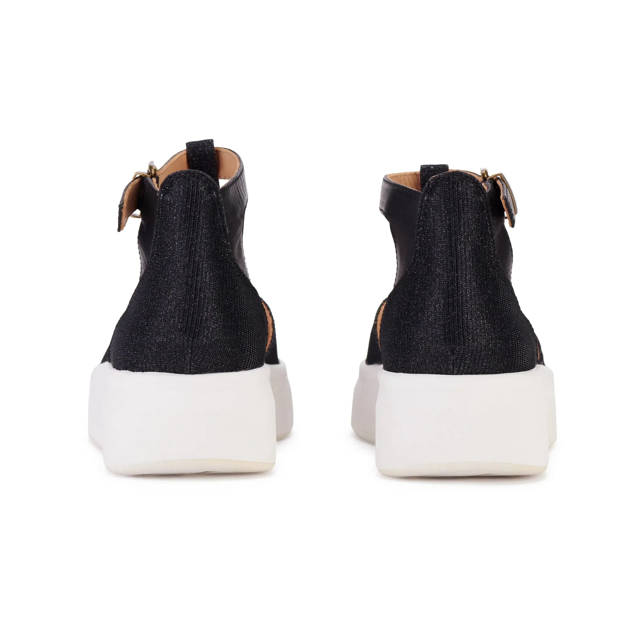 Rollie City T-Bar Glitzer Schwarze Schuhe_Rollie