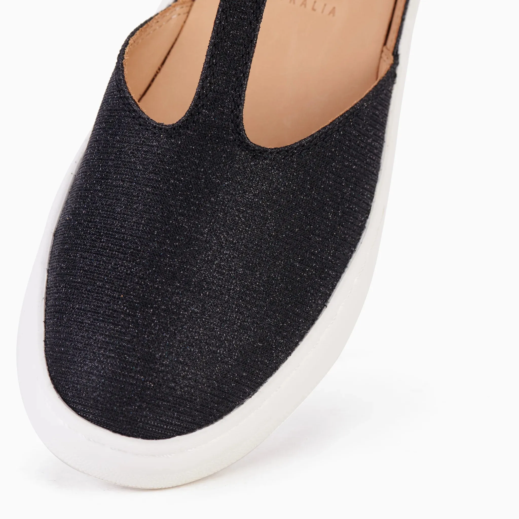 Rollie City T-Bar Glitzer Schwarze Schuhe_Rollie