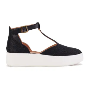 Rollie City T-Bar Glitzer Schwarze Schuhe_Rollie