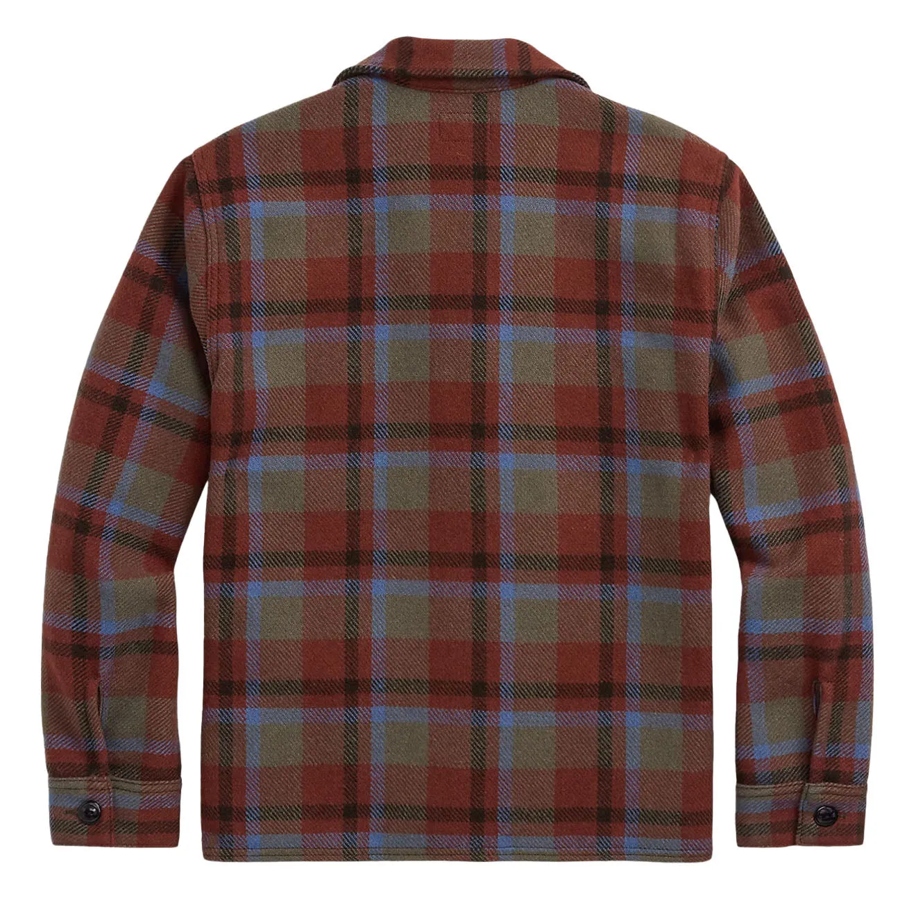 RRL Von Ralph Lauren Karo-Woll-Twill-Shirtjacke