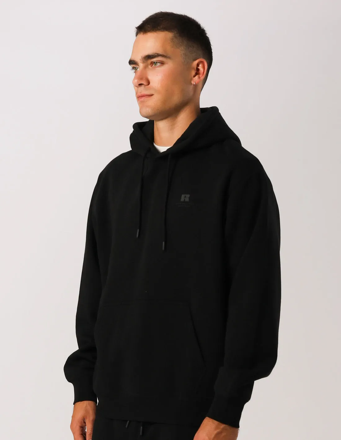 RUSSELL HERREN BROOKLYN SCHWARZE KAPUZENPULLOVER