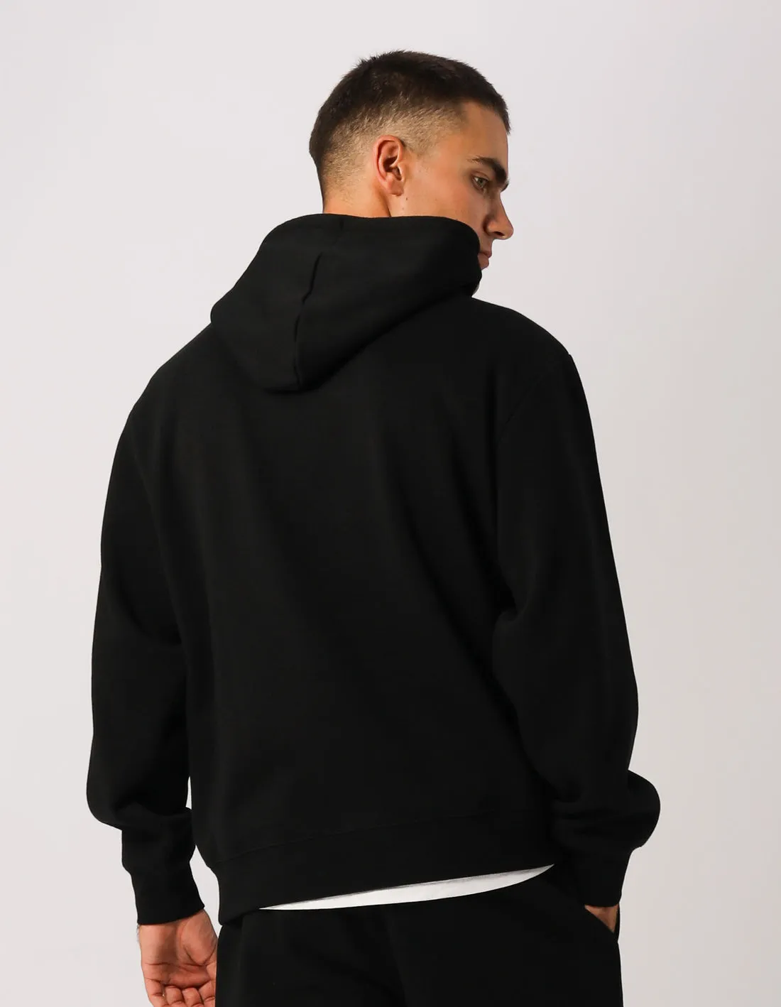 RUSSELL HERREN BROOKLYN SCHWARZE KAPUZENPULLOVER
