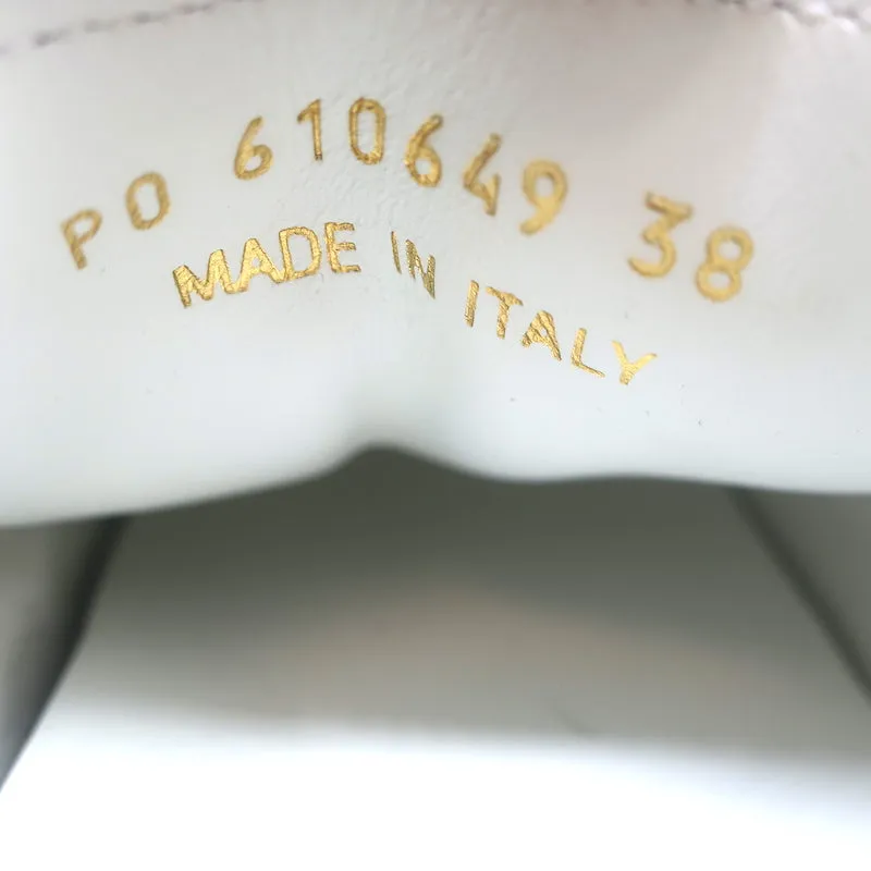 Saint Laurent Court Classic SL/06 Bestickte Low-Top Sneakers Weiß Größe 38 NEU