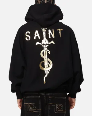 Saint Morta Premium Kapuzenpullover Schwarz/Gold