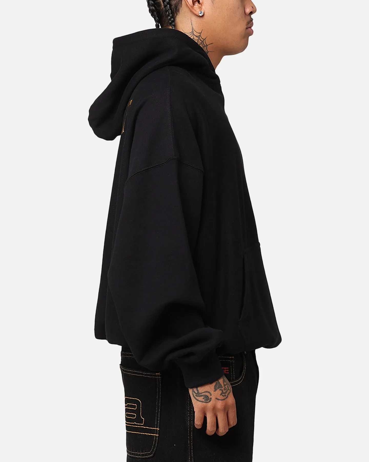 Saint Morta Premium Kapuzenpullover Schwarz/Gold