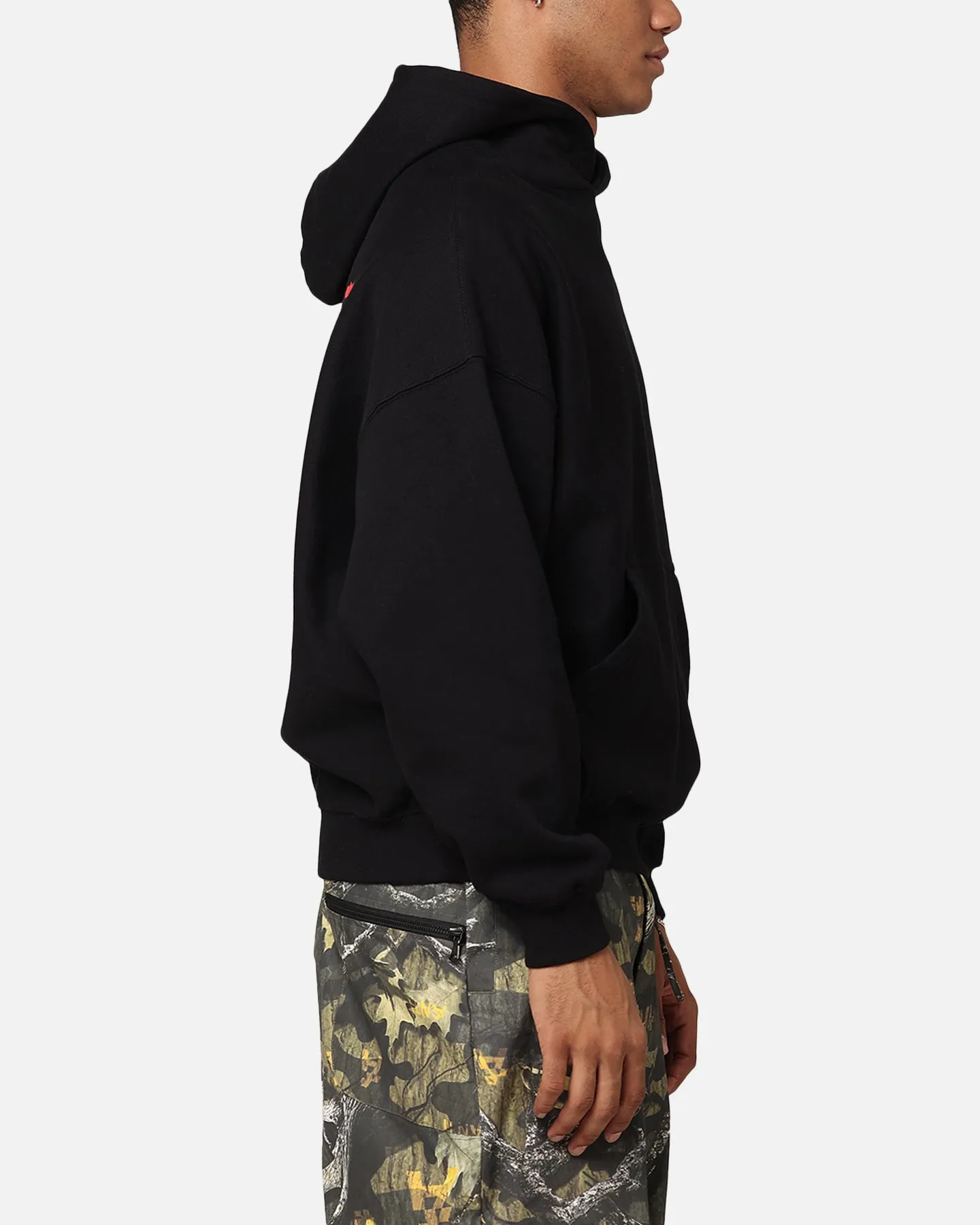 Saint Morta Premium Kapuzenpullover Schwarz/Rot