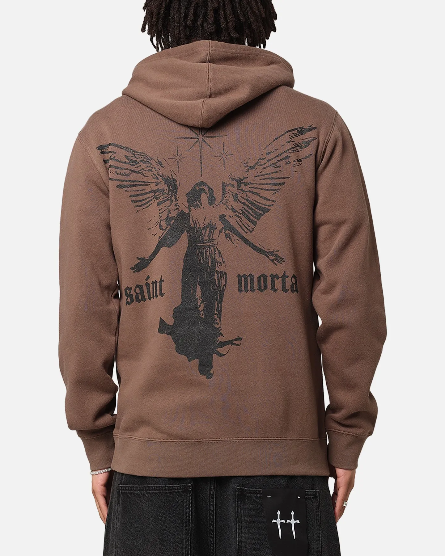Saint Morta Ätherische Kapuzenjacke Walnuss