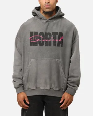 Saint Morta Flux Boxy Hoodie Gewaschener Kohlenton
