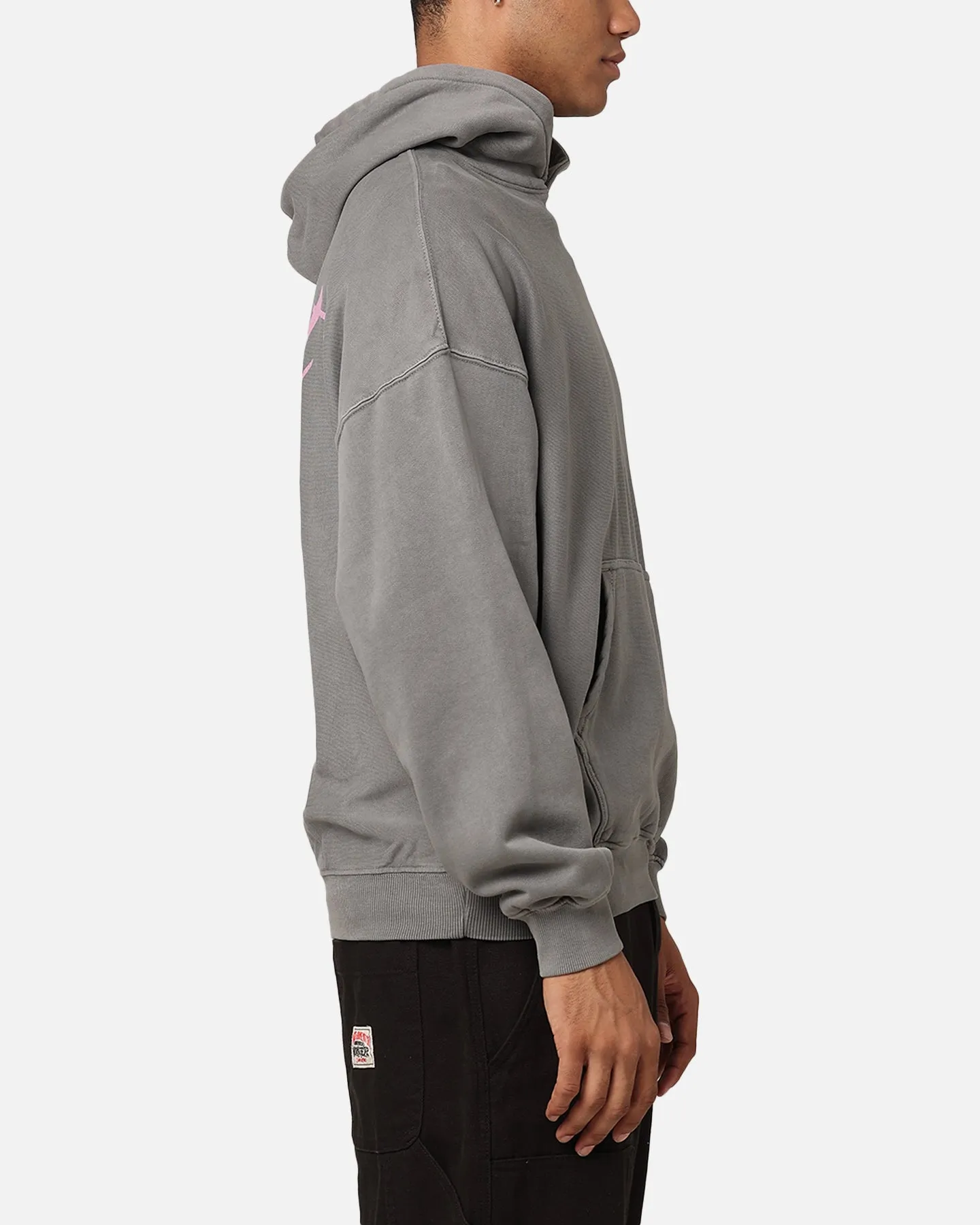 Saint Morta Guardian Premium Hoodie Gewaschener Anthrazit