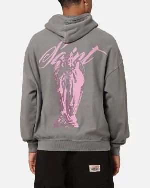 Saint Morta Guardian Premium Hoodie Gewaschener Anthrazit