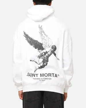 Saint Morta Nichts ist für immer Boxy Hoodie Weiß/Schwarz