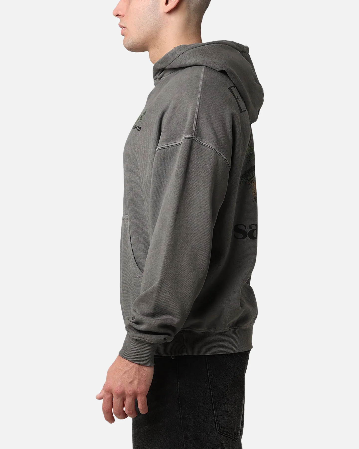 Saint Morta Paradise Hoodie Gewaschener Anthrazit